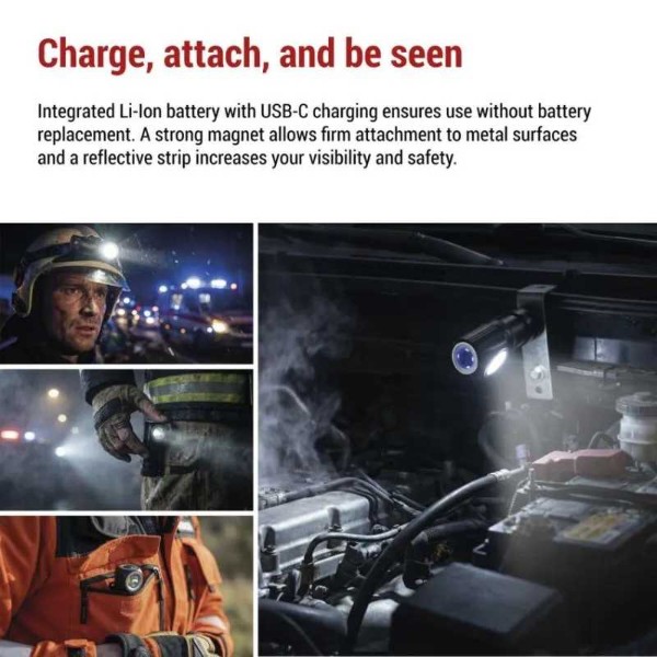 Фото - Ліхтар налобний EMOS LED P3544 500Lm Li-Ion 800 mAh налоб.пласт.